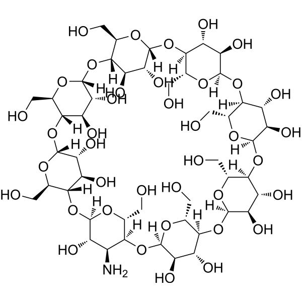 3A-Amino-3A-deoxy-(2AS,3AS)-gamma-cyclodextrin (3A-Amino-3A-deoxy-(2AS,3AS)-gamma-cyclodextrin) 1893